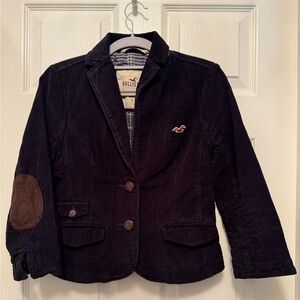 Hollister Dark Navy Corduroy Jacket